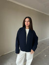 Baraba scarf jakke - Navy