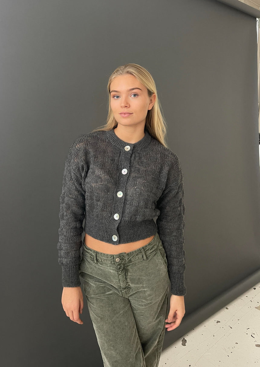 Claudette Cardigan - Mørkegrå