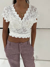 Isabel blonde top - Hvid