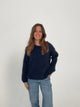 Genevieve striktrøje - Navy