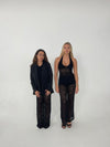 Amabel blonde top - Sort