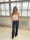 Zera blonde tube top - Hvid