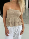 Ayia nederdel/top - Beige