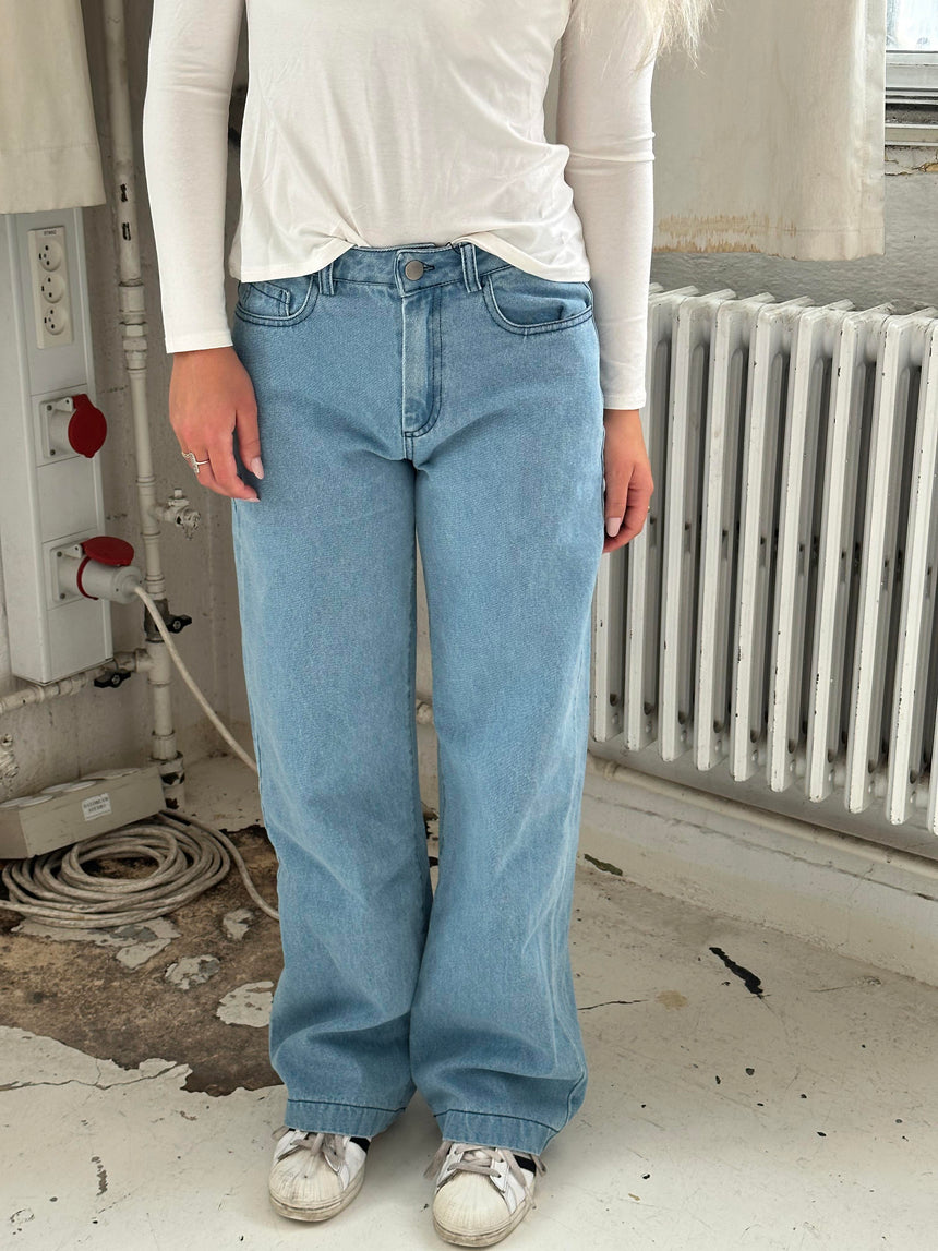 Nolia lavtaljede Jeans - Blå