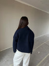 Baraba scarf jakke - Navy