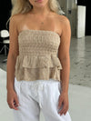 Ayia nederdel/top - Beige