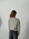 Cilla strikket cardigan - Lysegrå