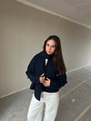 Baraba scarf jakke - Navy