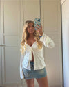 Maddy bluse - hvid