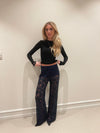 Marla blonde bukser - Navy