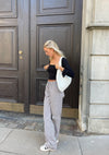 Svea lærredsbukser - navy/beige