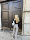 Svea lærredsbukser - navy/beige