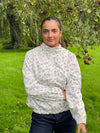 Emelda bomber jakke med blomster