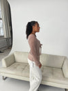 Maddy glitter bluse  - Rosa
