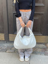 Svea lærredsbukser - navy/beige