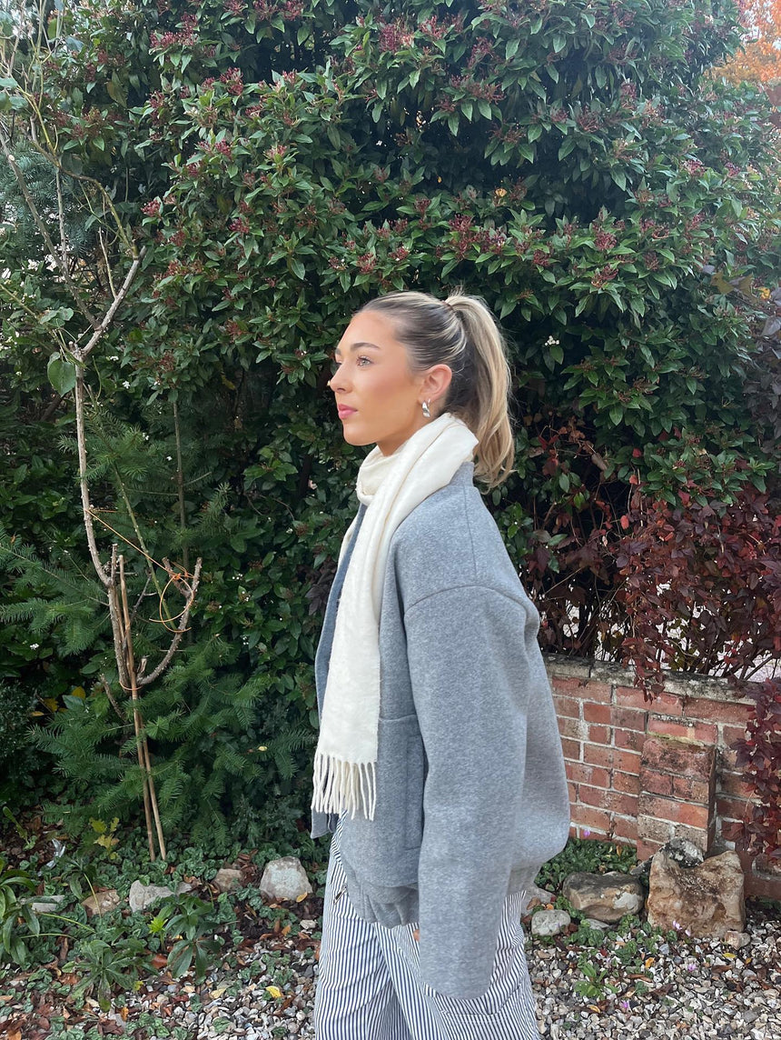 Ashlyn bomber jakke - Grå