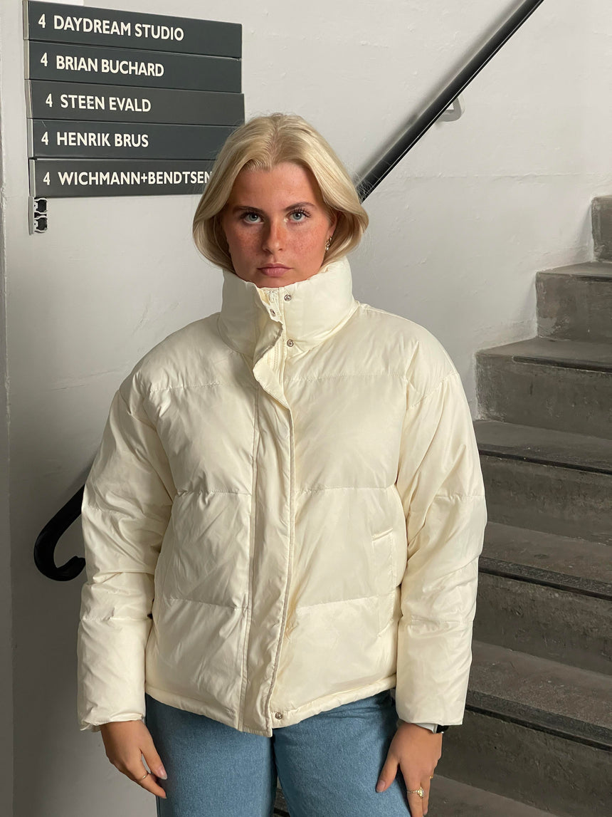 Cecile dunjakke - Off white