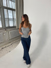 Siski oversized jeans - Mørk denim
