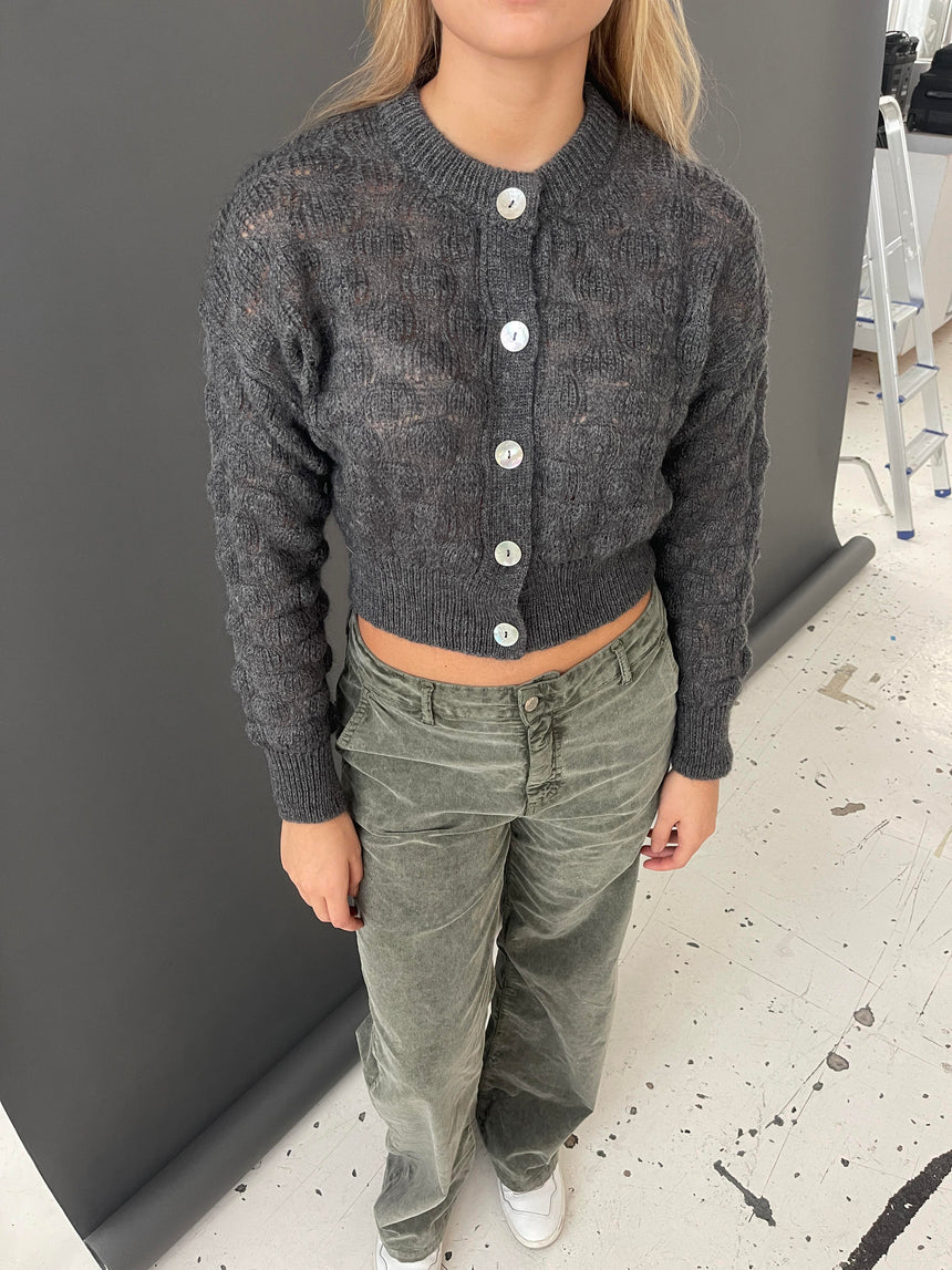 Claudette Cardigan - Mørkegrå