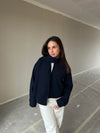 Baraba scarf jakke - Navy