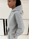 Anelise hoodie - Grå melange