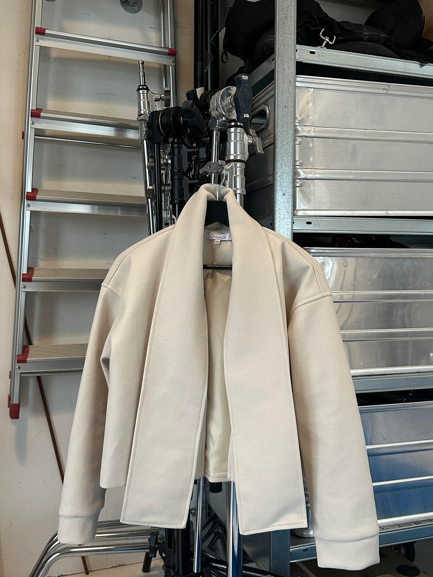 Baraba scarf jakke - Off white
