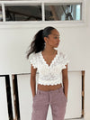 Isabel blonde top - Hvid