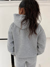 Anelise hoodie - Grå melange