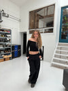 Anna Olympia track pants - Sort