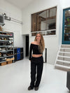 Anna Olympia track pants - Sort