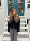 Anna olympia kort trenchcoat - navy