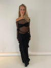 Galia bluse - sort