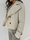 Maxima kort frakke - Beige