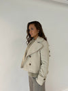 Maxima kort frakke - Beige