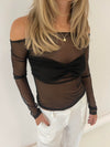 Galia bluse - sort