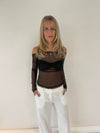 Galia bluse - sort