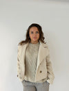 Maxima kort frakke - Beige