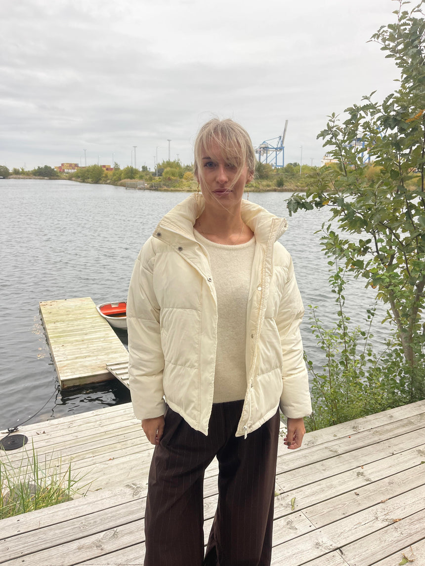 Cecile dunjakke - Off white