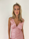 Marielle kjole med muslinge print