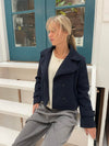 Maxima kort frakke - Navy