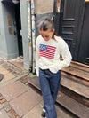 US flag strik - Hvid