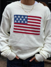 US flag strik - Hvid