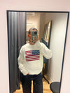 US flag strik - Hvid