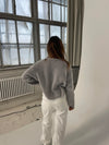 Julieta one botton cardigan - Grå