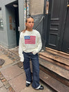US flag strik - Hvid