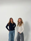 Cilla strikket cardigan - Navy
