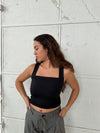 Ellinor top - Sort