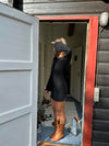 Solange glitter kjole - Sort