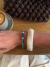 Armbånd med striber - Blå nuancer