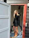 Solange glitter kjole - Sort
